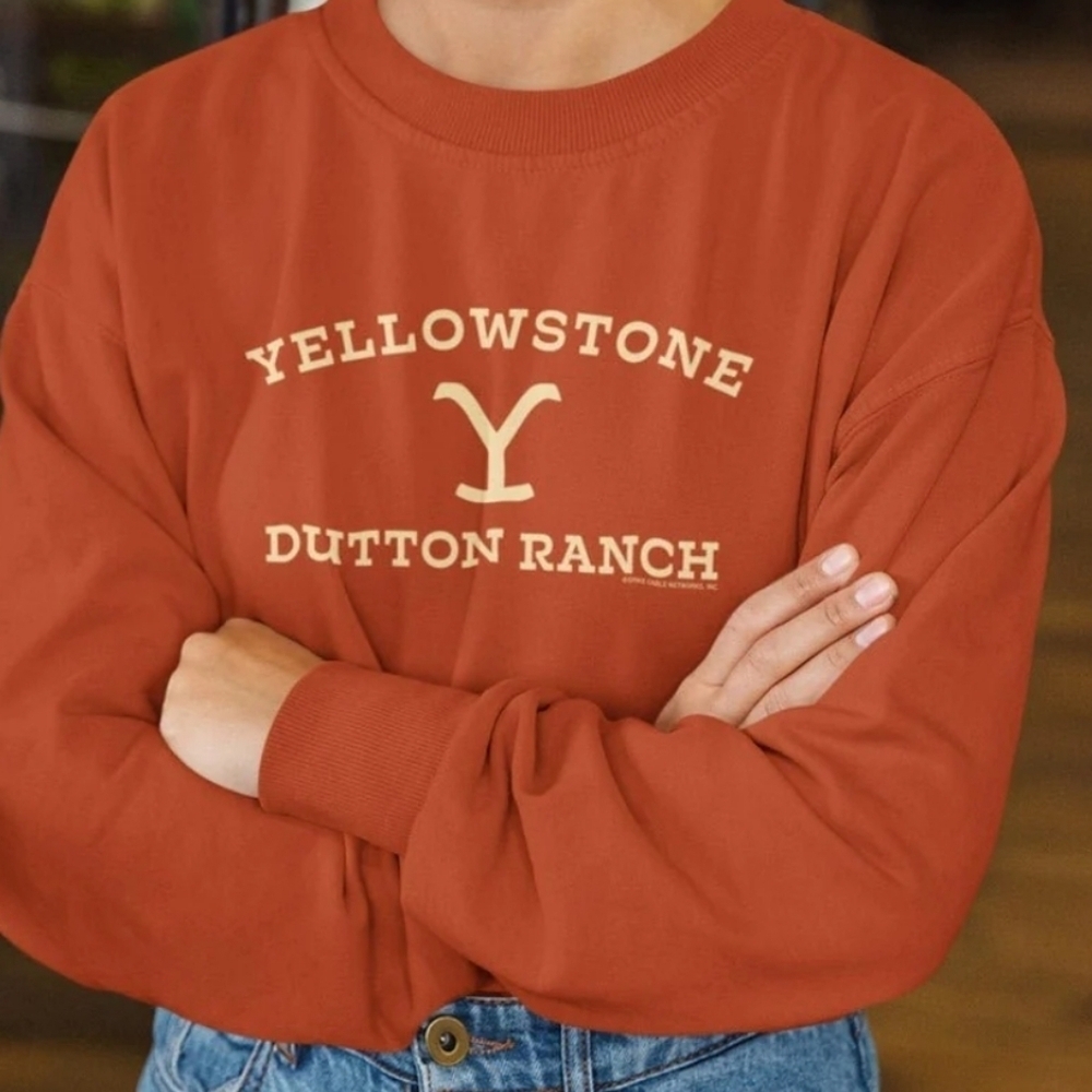 Yellowstone Women Dutton Ranch Sweatshirt Top Pullover sz XXL